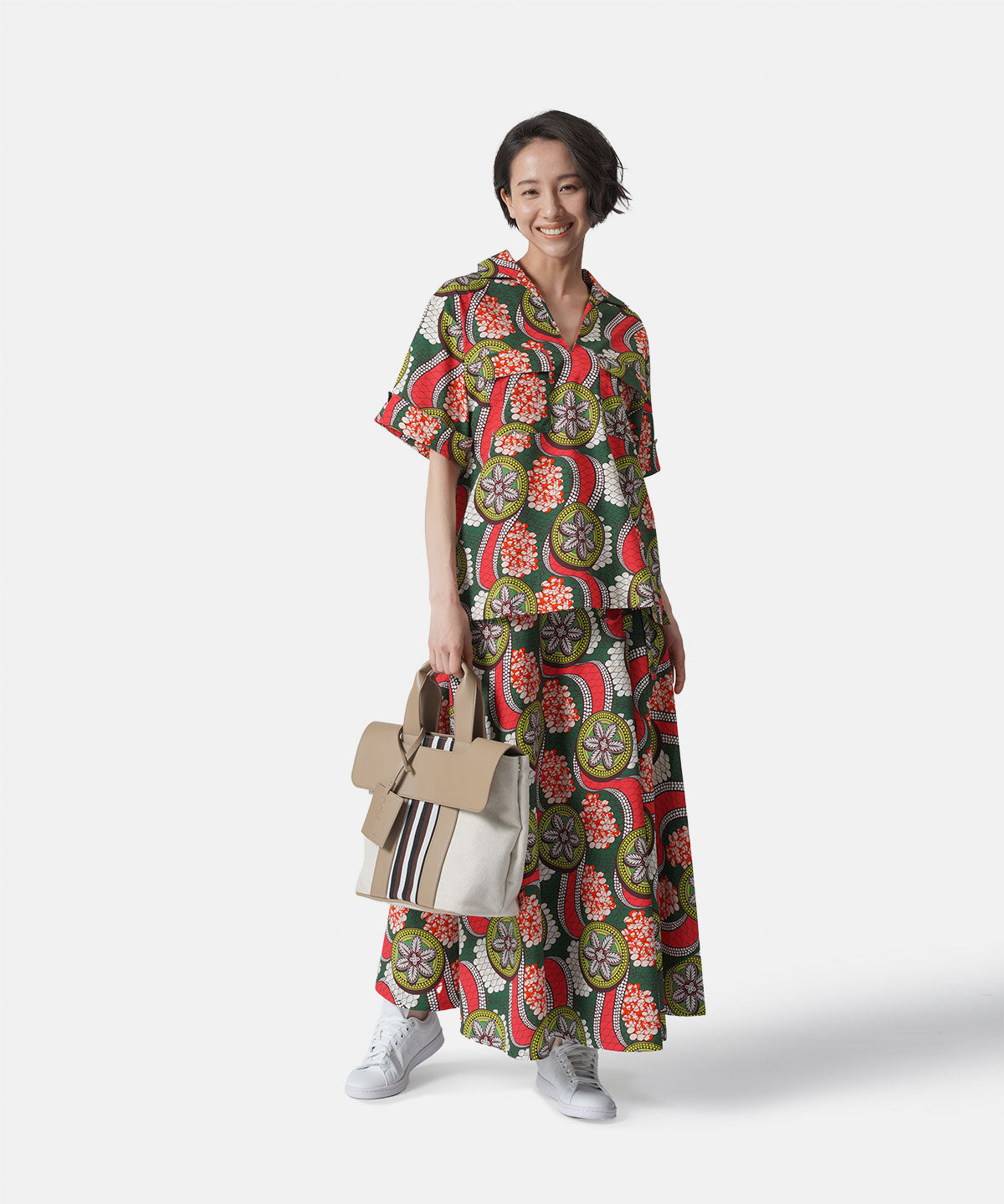 Pullover African Fabric Shirts GREEN