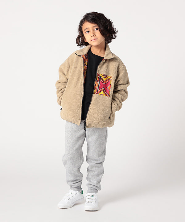 Kids Recycled Reversible BOA Blouson BEIGE