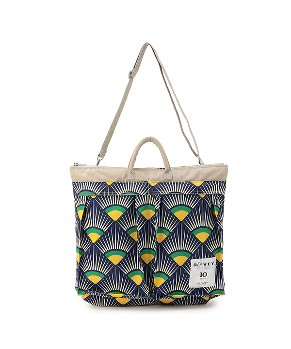Printed Helmet Bag (Large)BEIGE