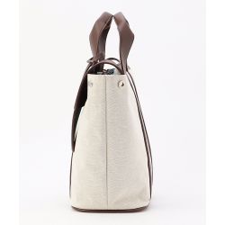 Two Tone Kente Bag (Medium)DARK BROWN