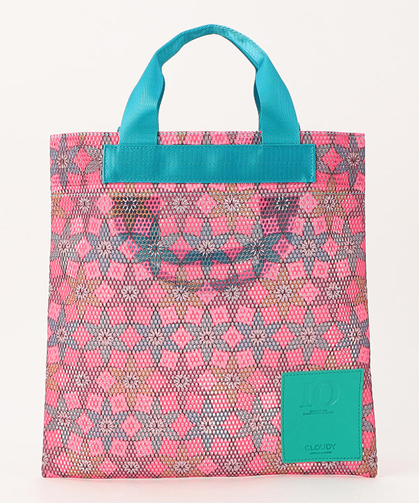 African Textile Mesh Tote Bag (Small) E.BLUE | バッグ | CLOUDY公式