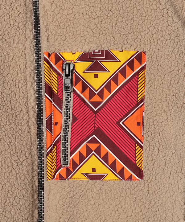 Kids Recycled Reversible BOA Blouson BEIGE