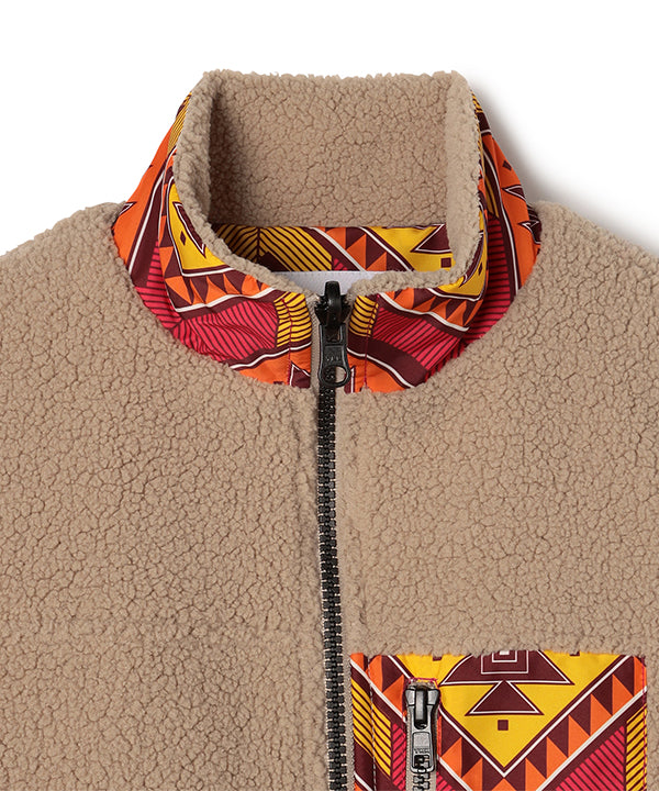 Kids Recycled Reversible BOA Blouson BEIGE