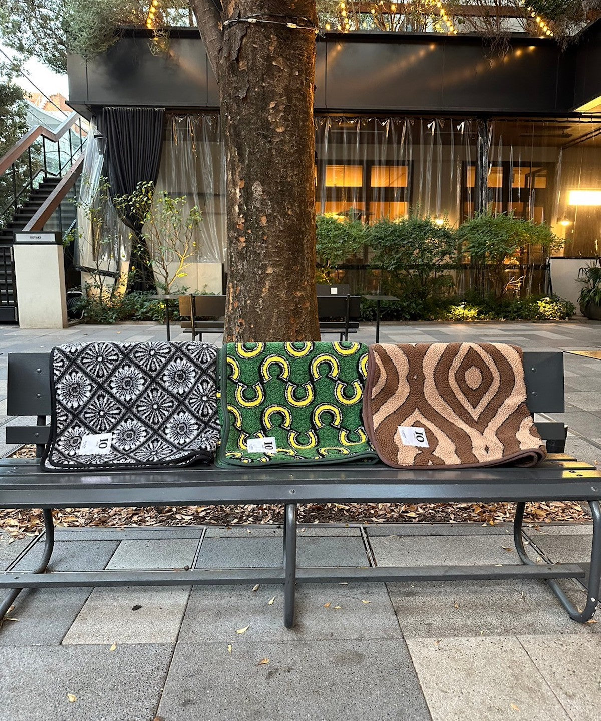 ボアブランケット ブラウン