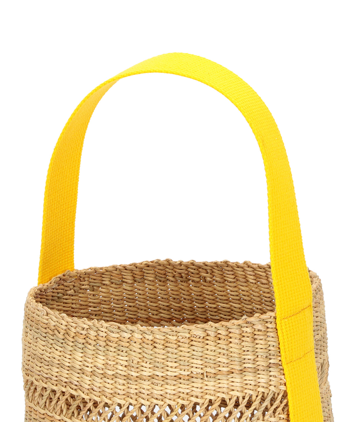 Mesh Tube Basket YELLOW