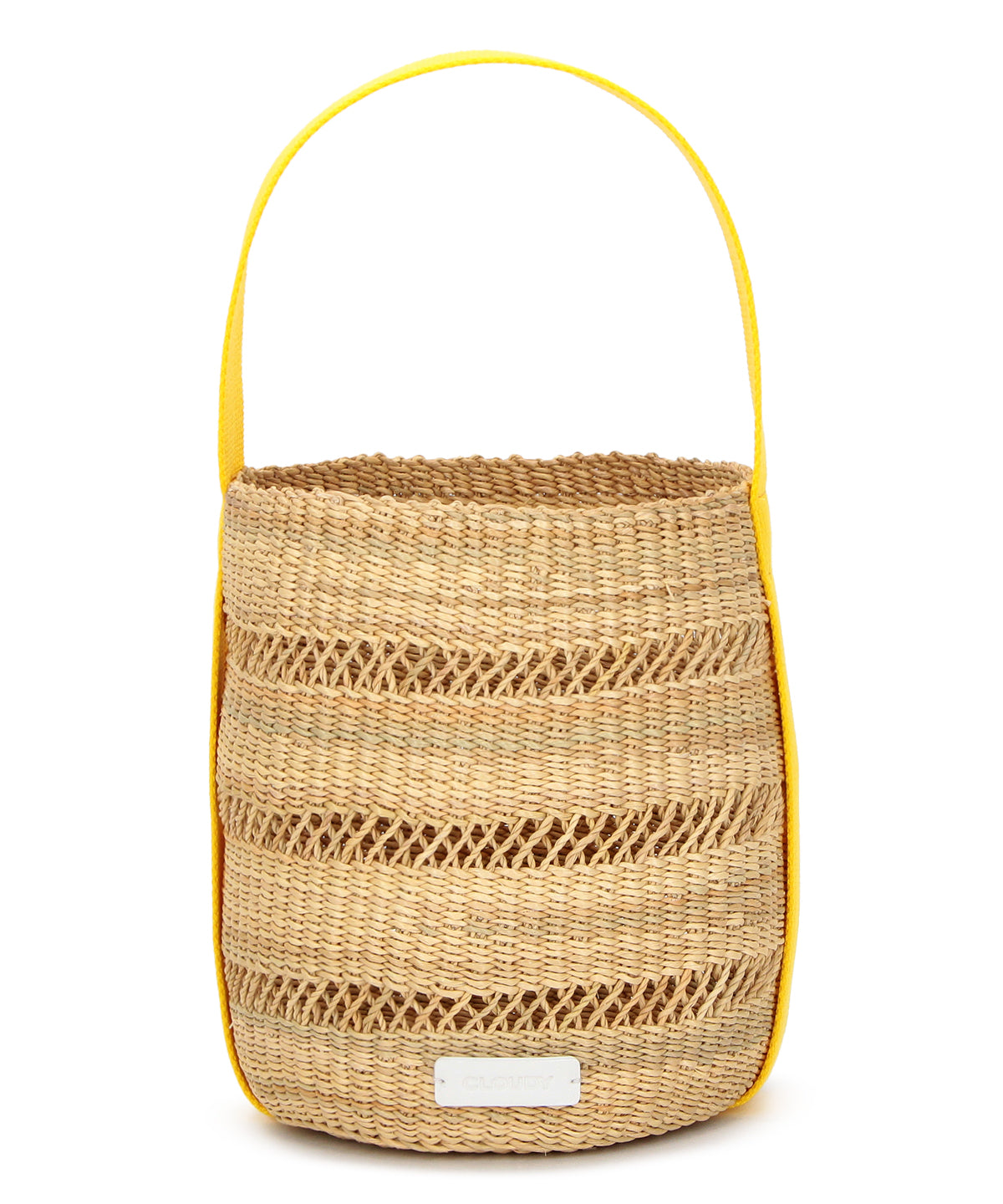 Mesh Tube Basket YELLOW