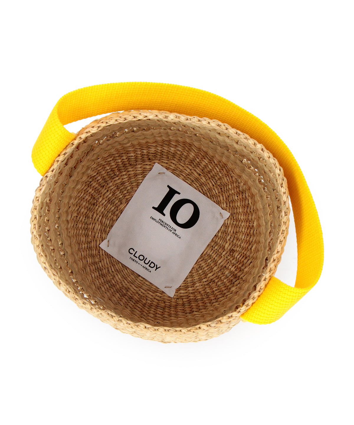 Mesh Tube Basket YELLOW