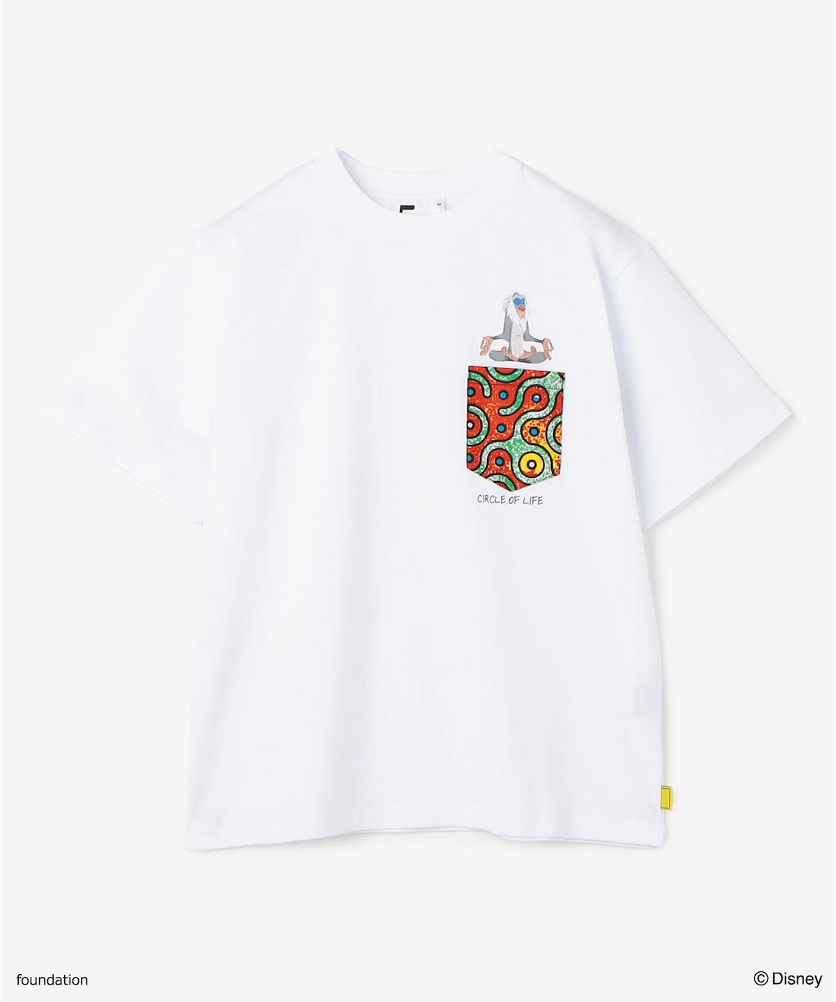 ポケットTシャツ RAFIKI WHITE