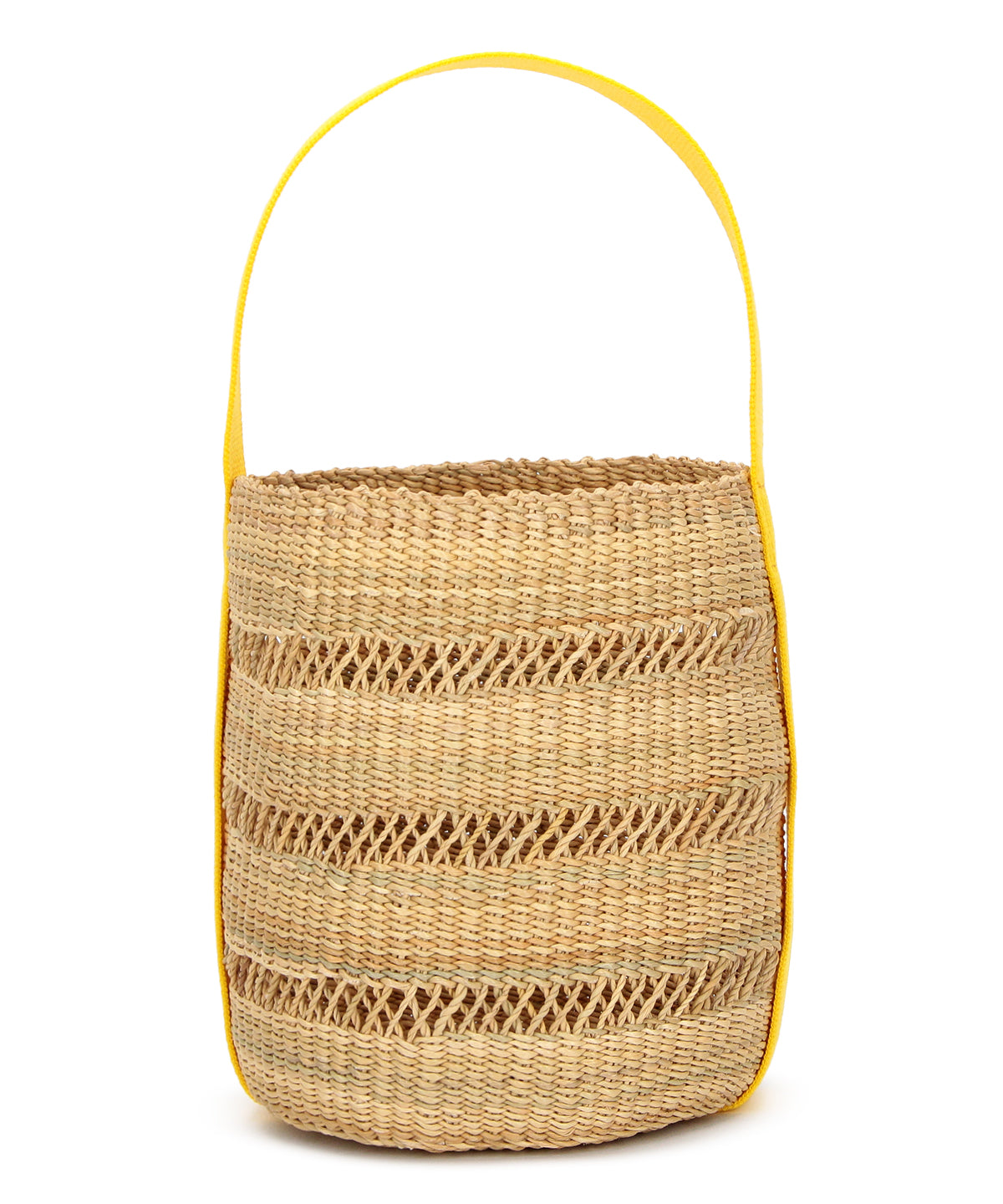 Mesh Tube Basket YELLOW