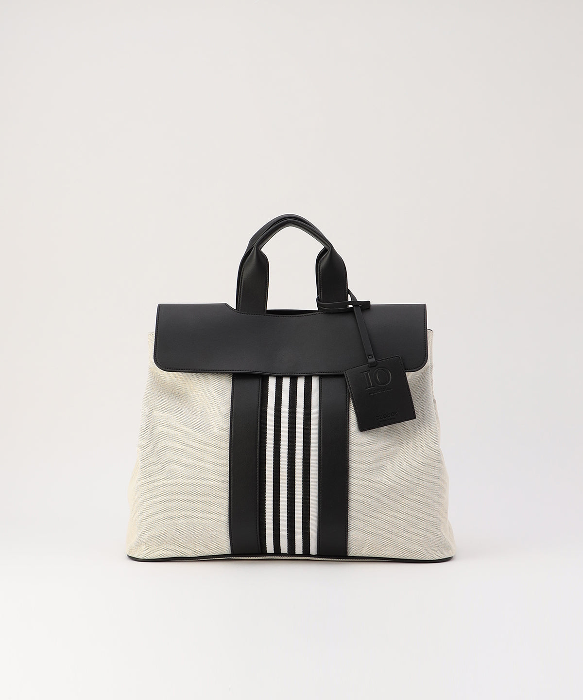 Two Tone Kente Bag (Large) BLACK
