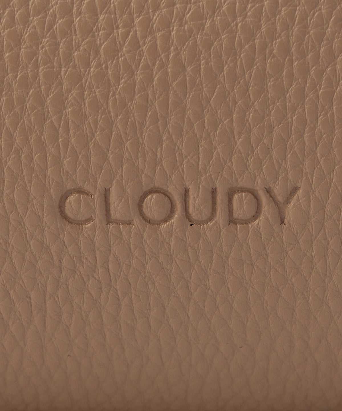 Coverd Buckle Hand Bag BEIGE