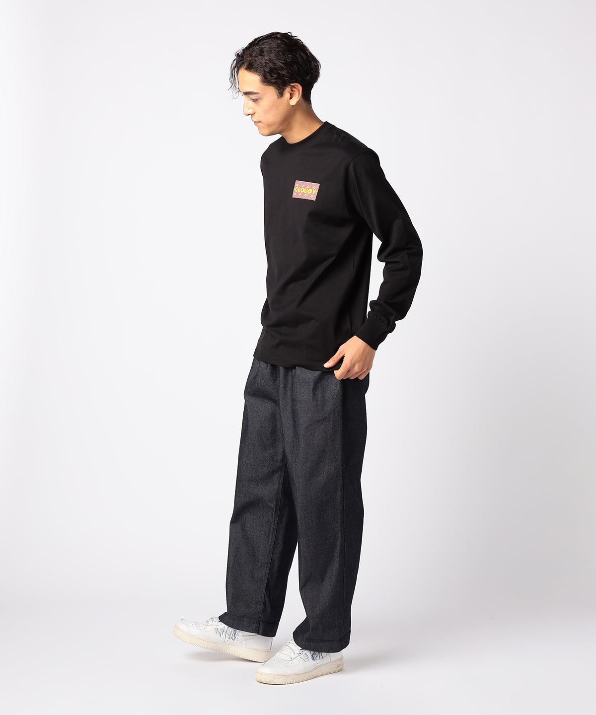 Long Sleeve T-Shirts THE WHEELS BLACK
