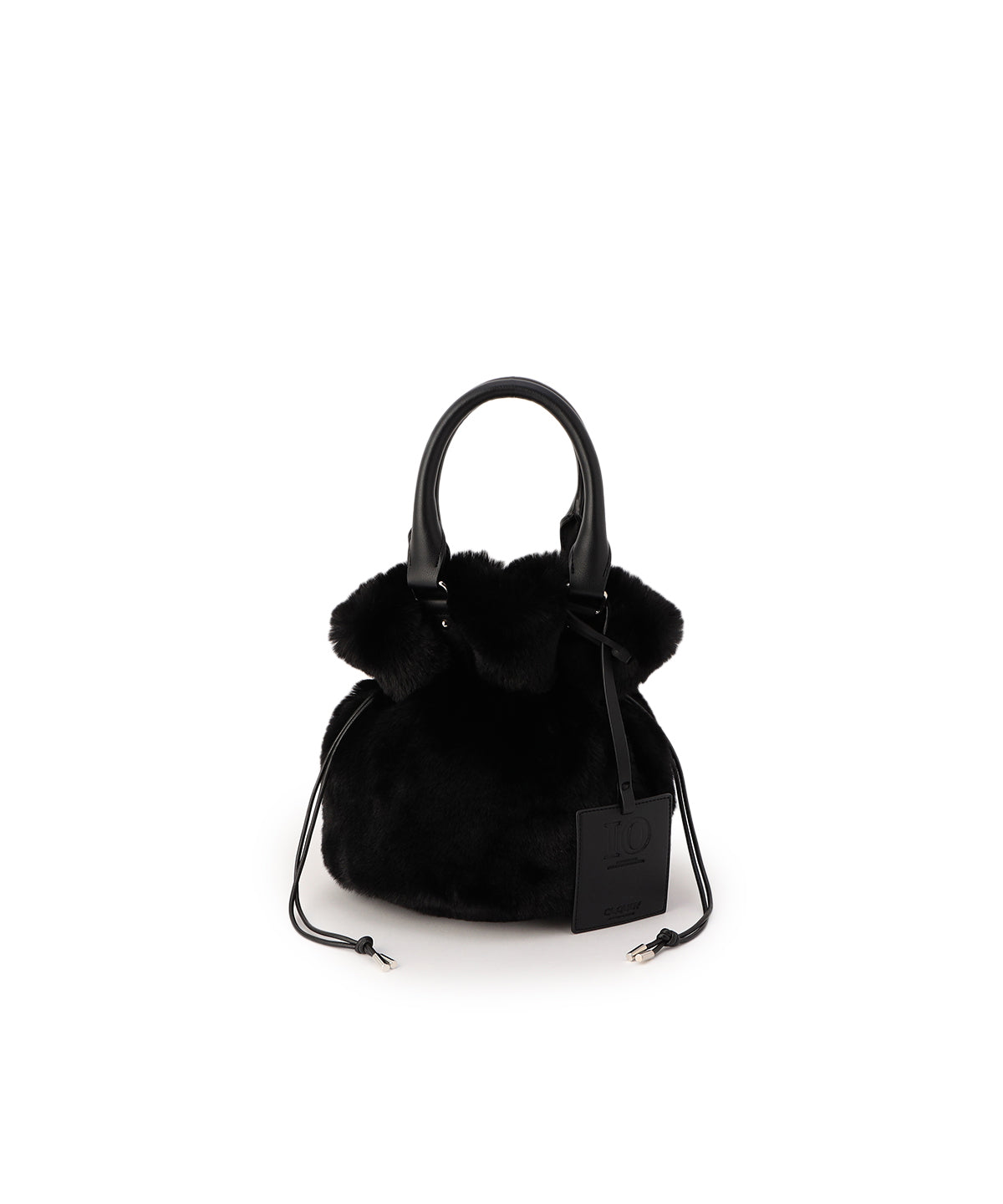 Eco Fur Shoulder Bag BLACK