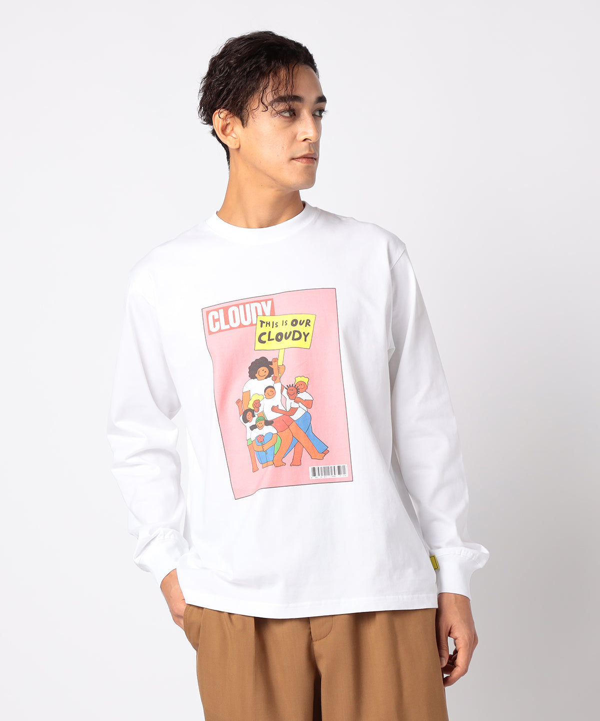 Long Sleeve T-Shirts THIS IS OUR CLOUDY WHITE