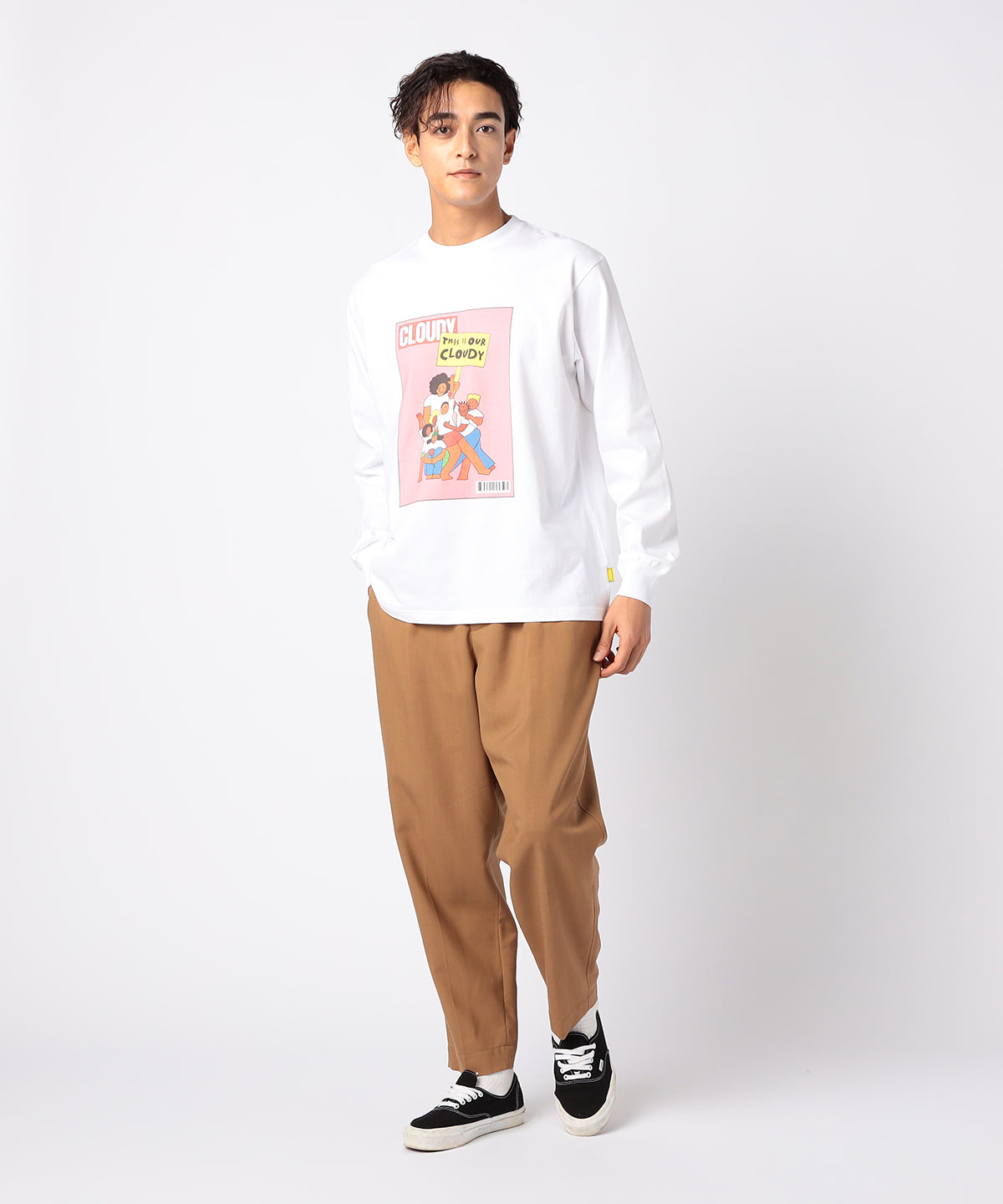 Long Sleeve T-Shirts THIS IS OUR CLOUDY WHITE