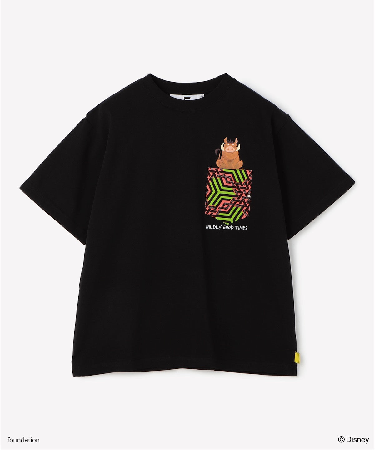ポケットTシャツ PUMBAA BLACK