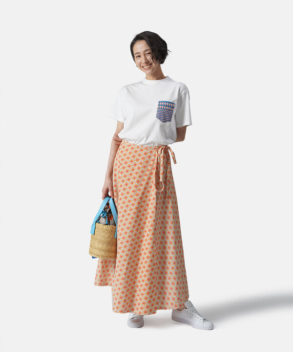 Pocket T-SHIRTS Uneck 354 WHITE