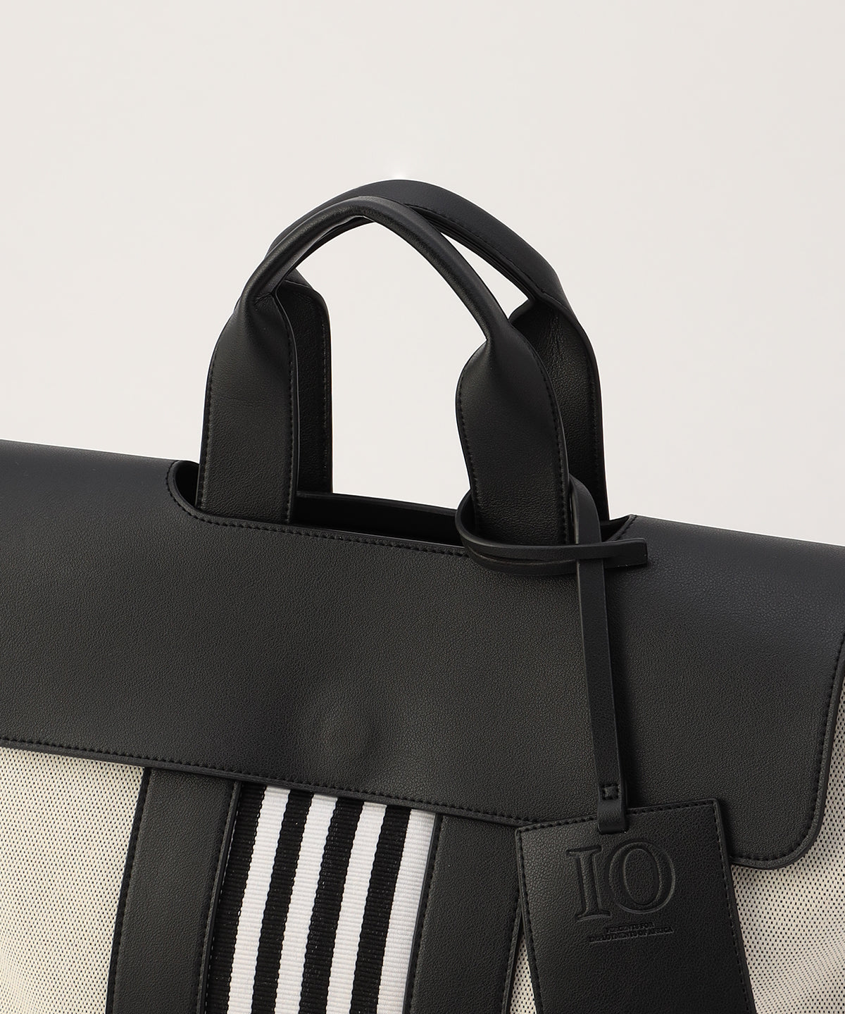 Two Tone Kente Bag (Large) BLACK