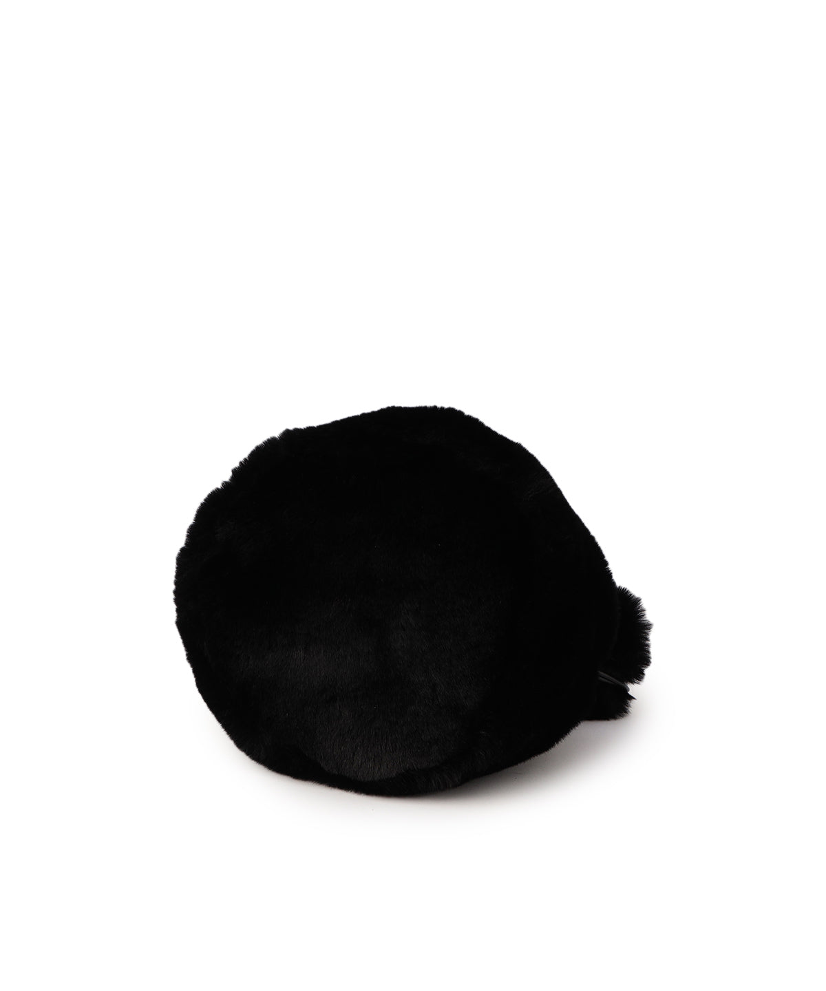 Eco Fur Shoulder Bag BLACK