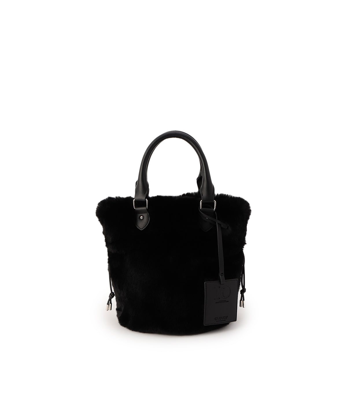 Eco Fur Shoulder Bag BLACK