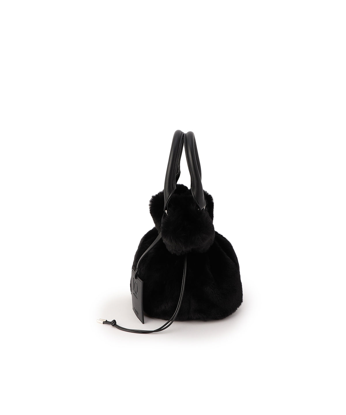 Eco Fur Shoulder Bag BLACK