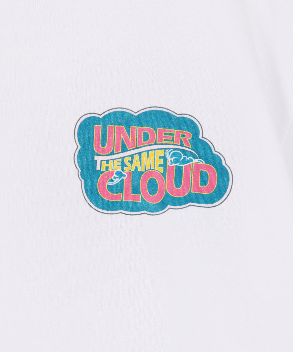 Lunch T-shirt UNDER THE SAME CLOUD WHITE