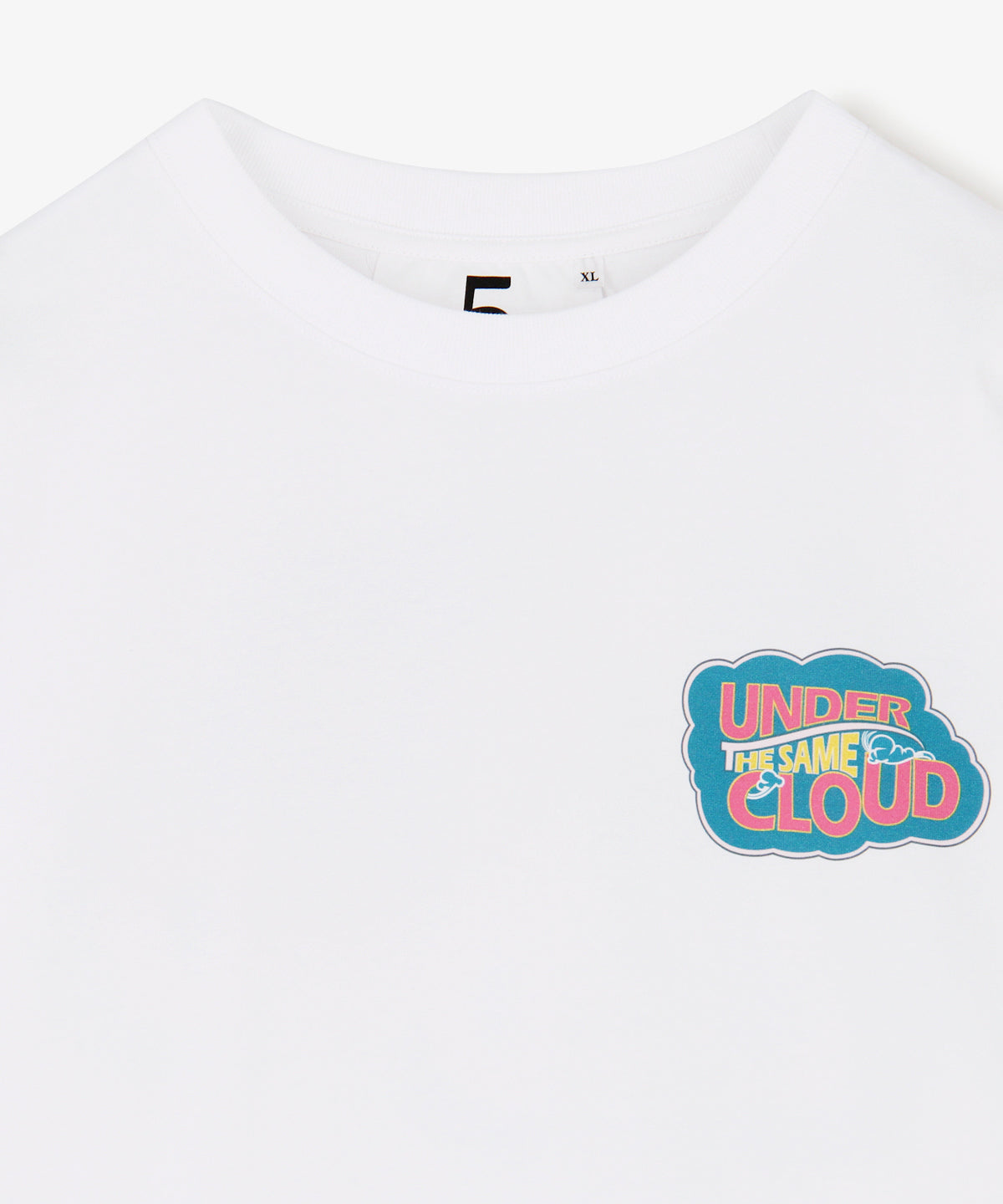 Lunch T-shirt UNDER THE SAME CLOUD WHITE