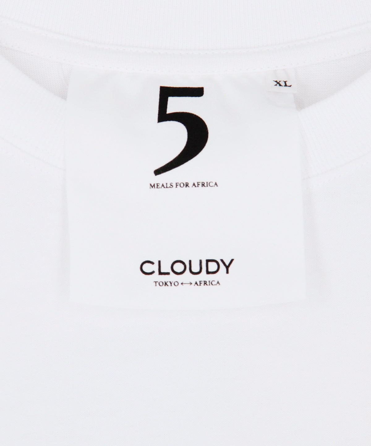 Lunch T-shirt UNDER THE SAME CLOUD WHITE