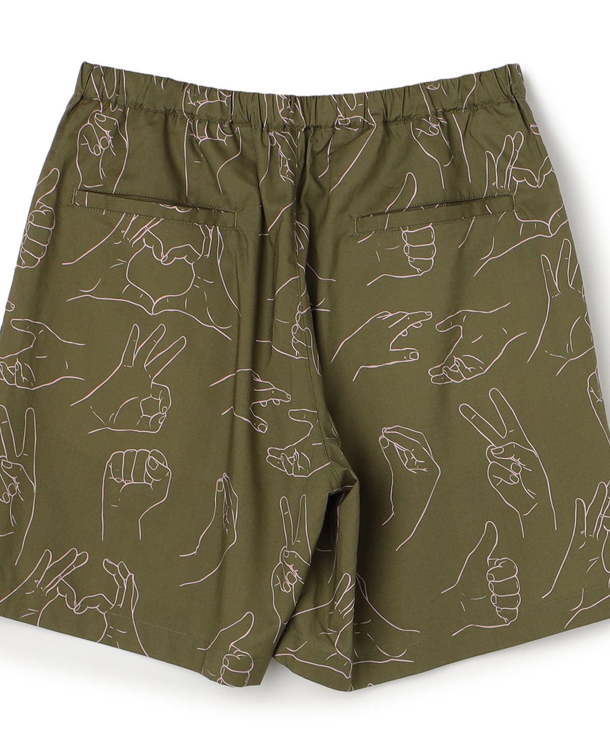African Textile shorts KHAKI