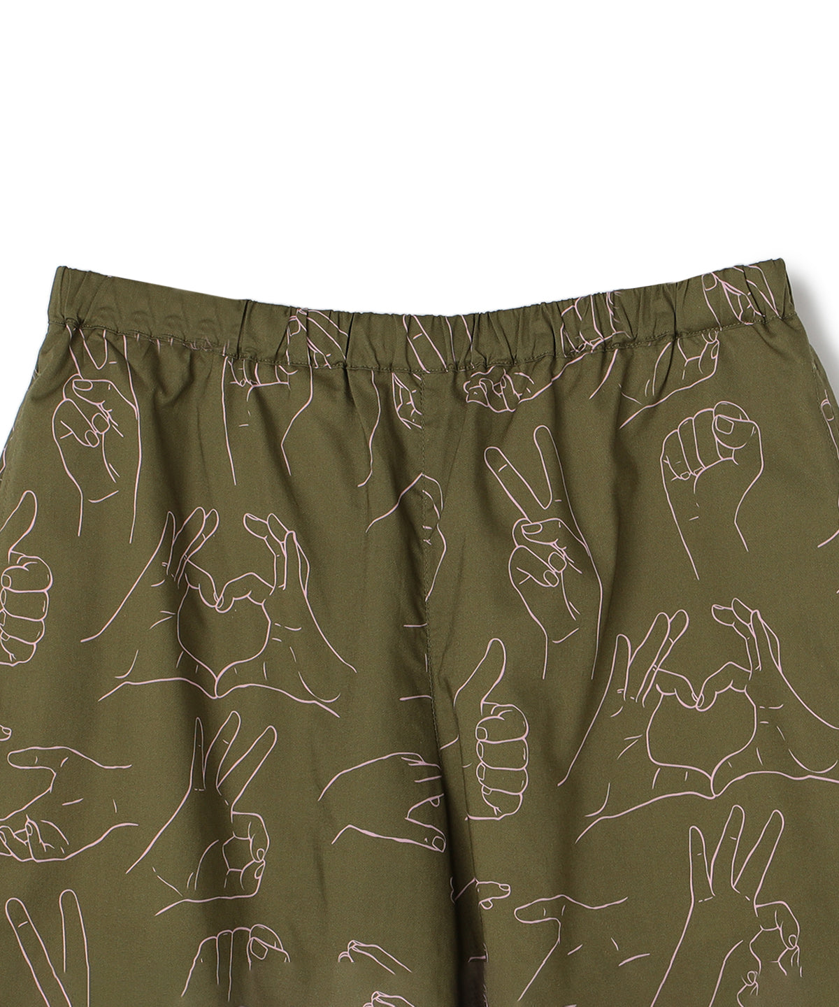 African Textile shorts KHAKI