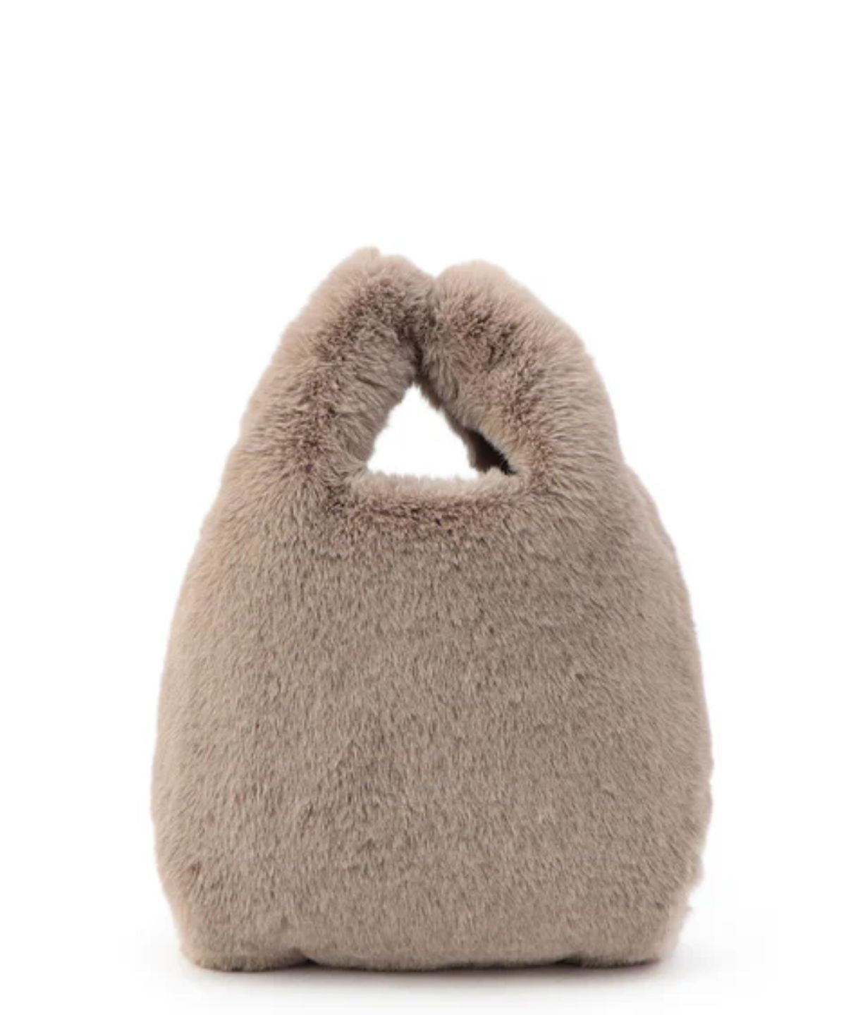 Eco Fur Convenience Bag (Small) BEIGE