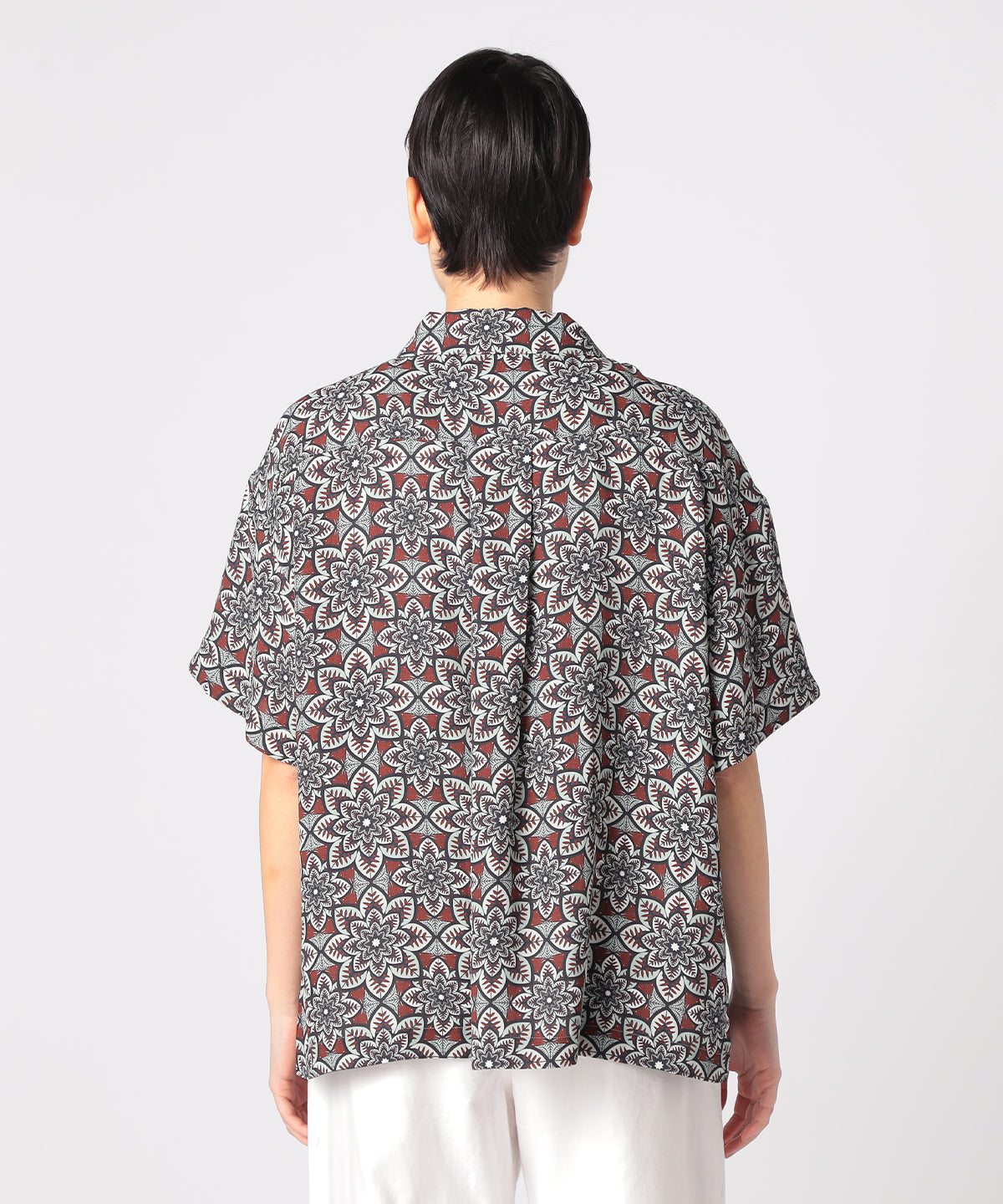Recycled African Textile Shirt BROWN