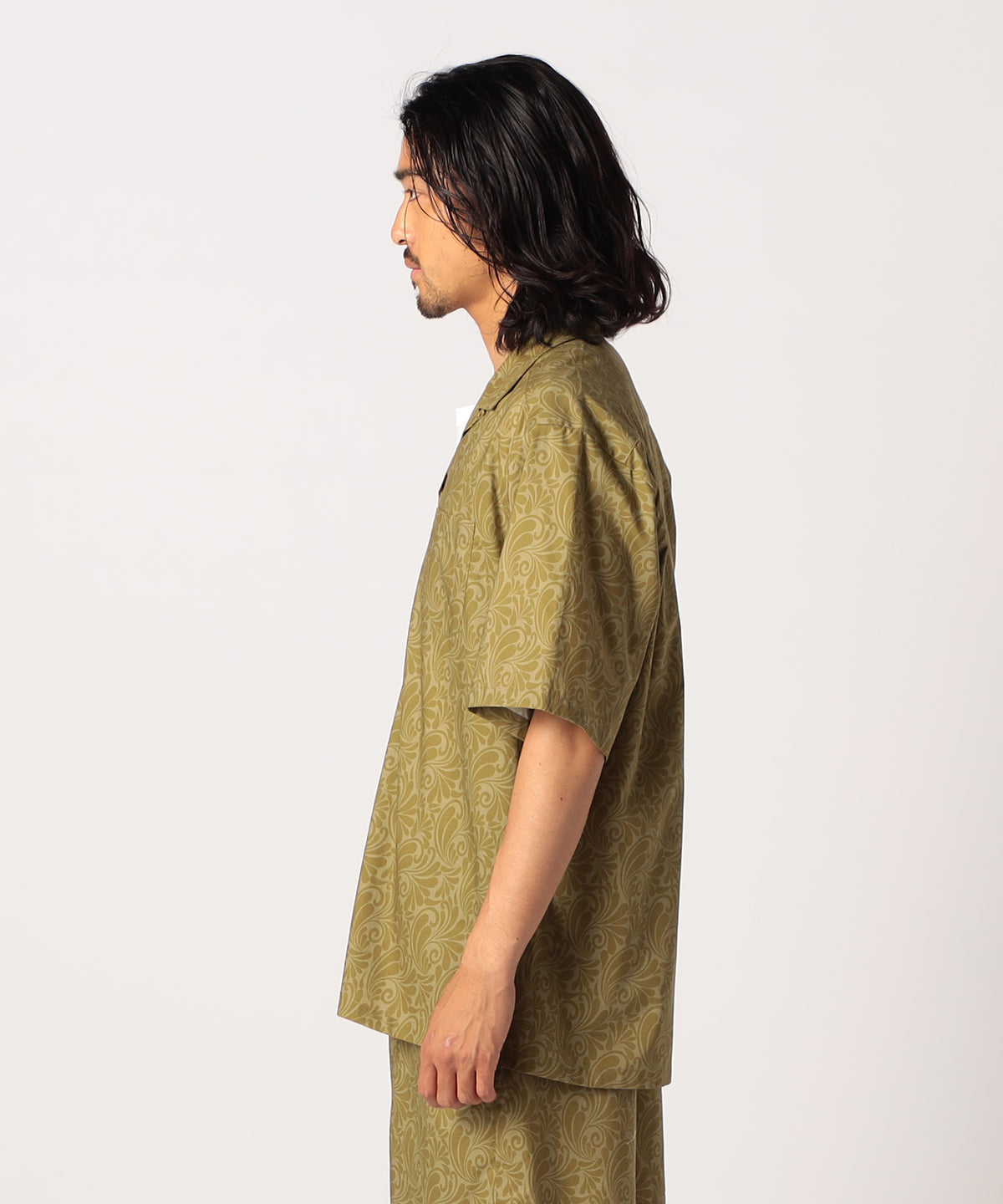 African Textile Shirt BROWN