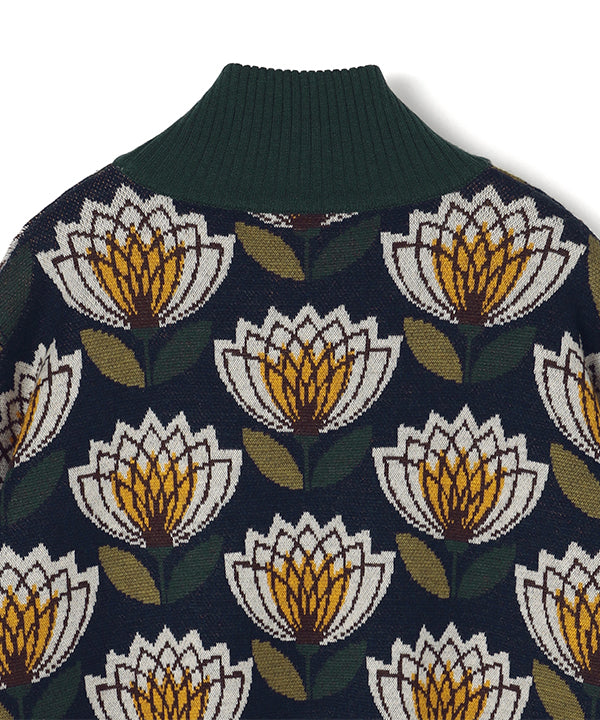 Wool/Nylon Dolman Knit Sweater NAVY