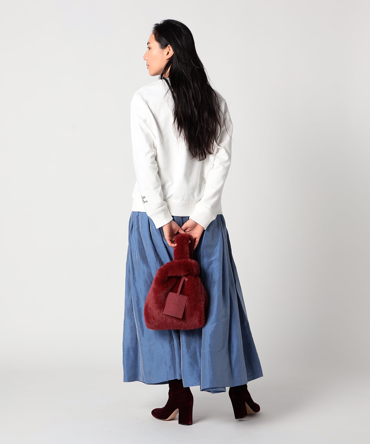 エコファーコンビニバッグ ブラウン