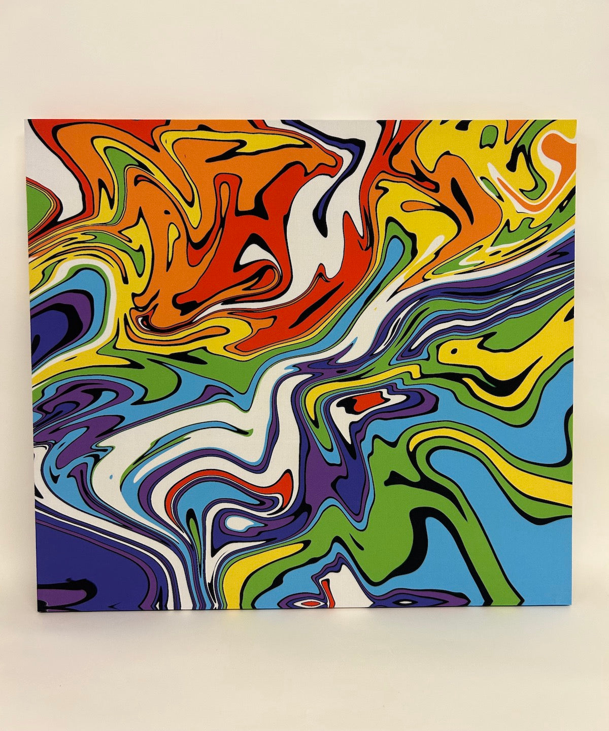 Textile panel (Square 53cm) RAINBOW