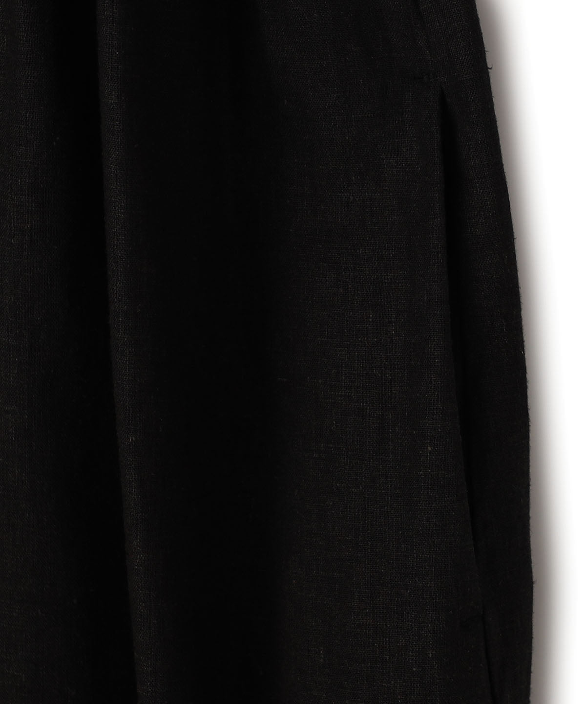 African Textile Hem Nosleeve Onepiece BLACK