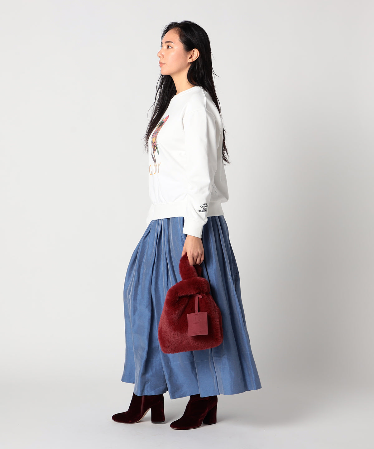 エコファーコンビニバッグ ブラウン