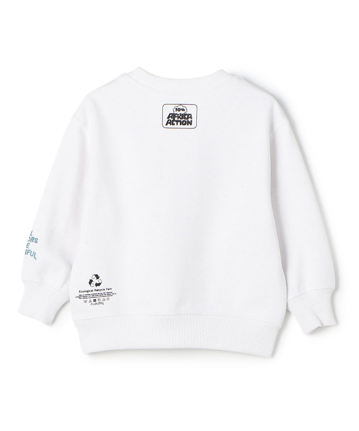 Kids Recycle Sweat Shirts UTSC WHITE