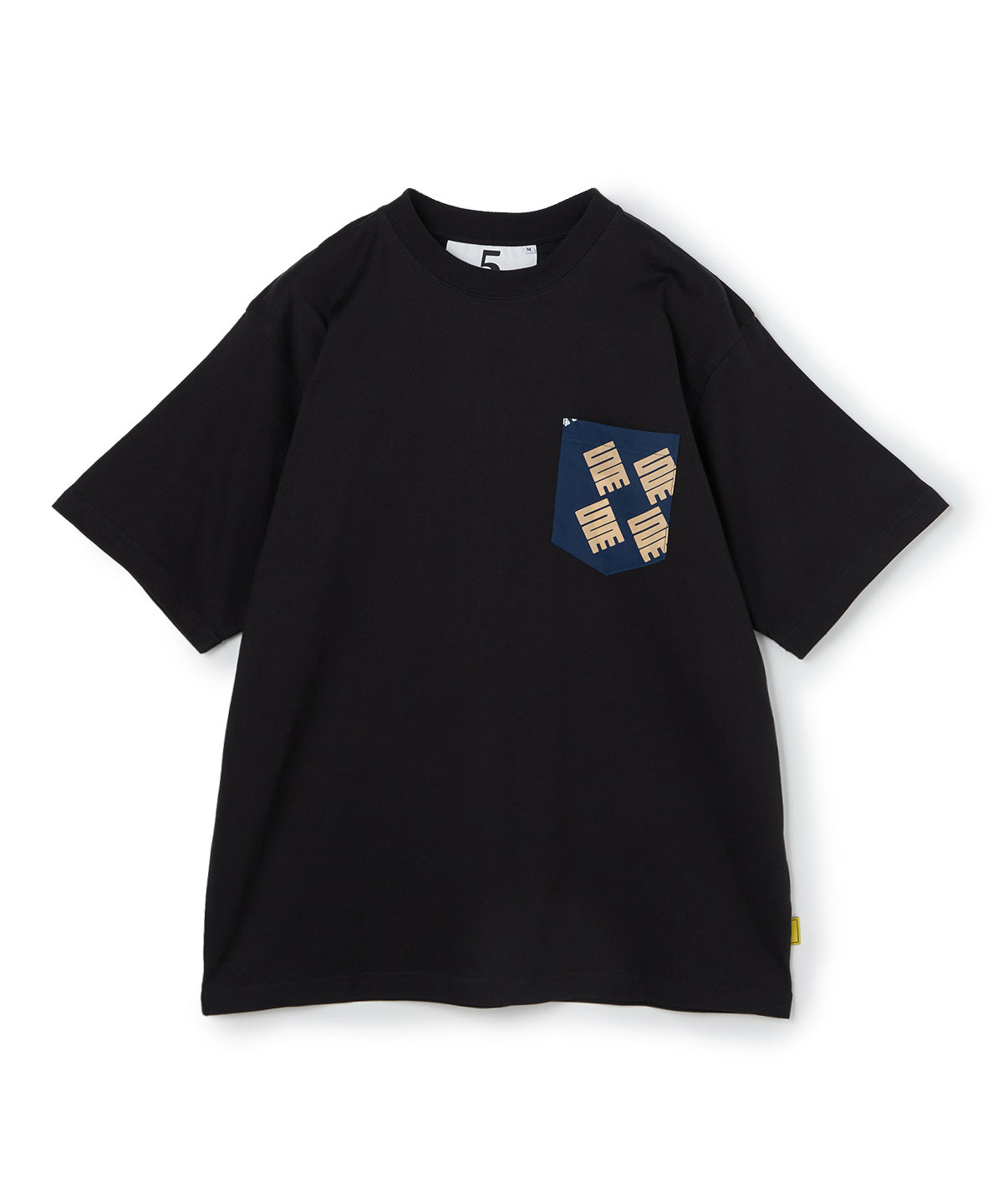 ポケットTシャツ 089 BLACK