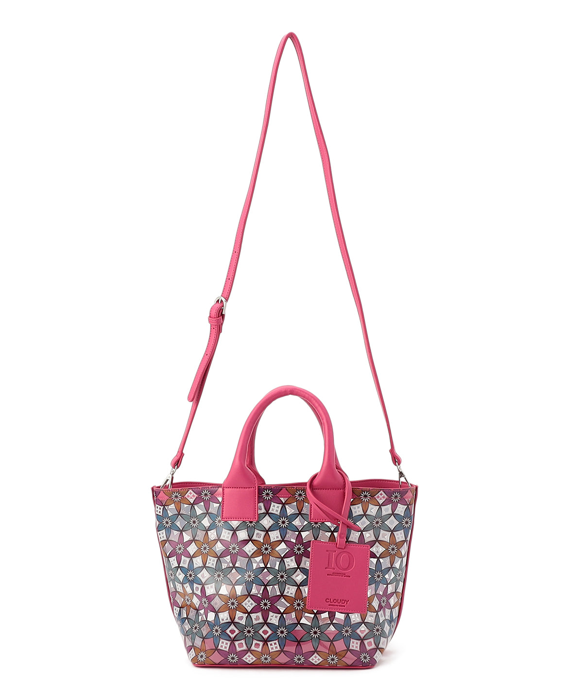 EVA×Fake Leather handle Bag(Medium) PINK