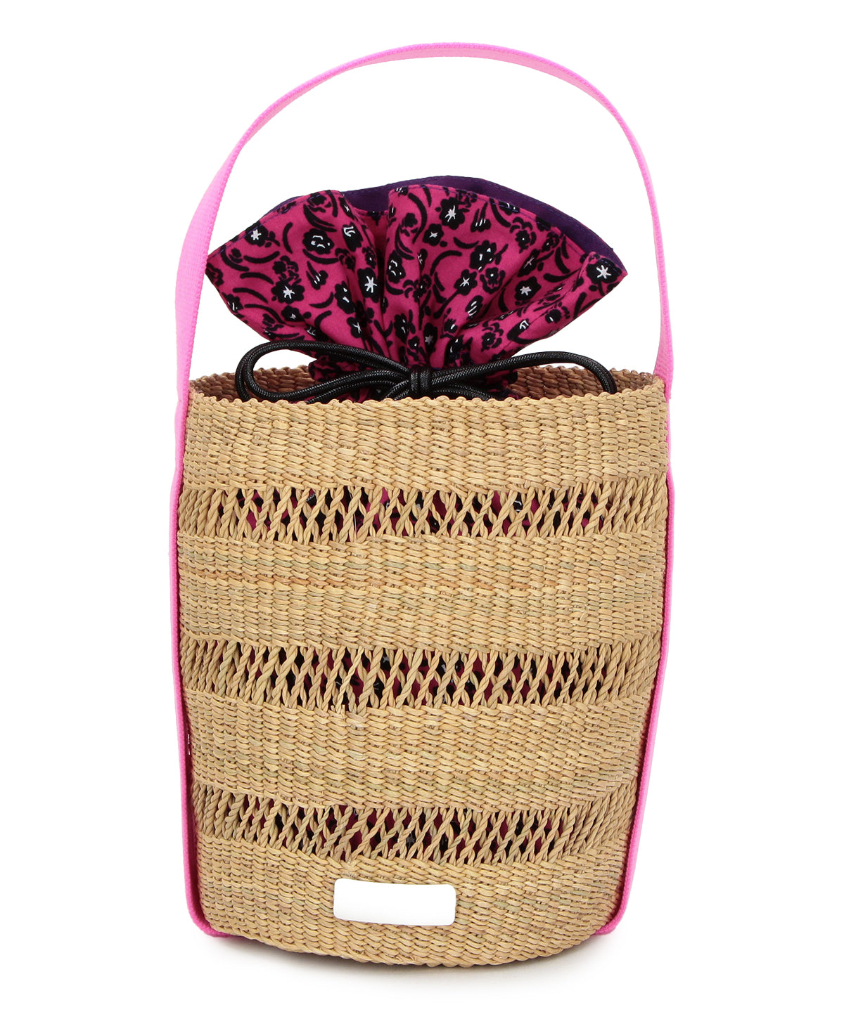 Mesh Tube Basket PINK