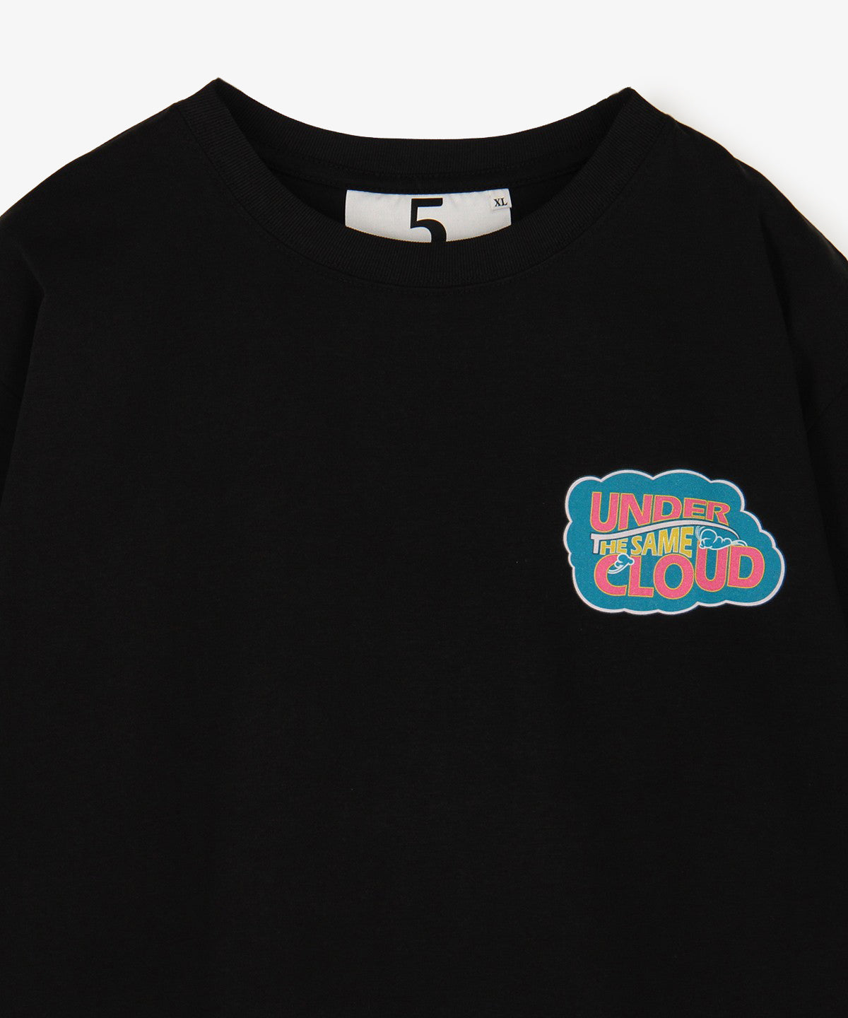 Lunch T-shirt UNDER THE SAME CLOUD BLACK