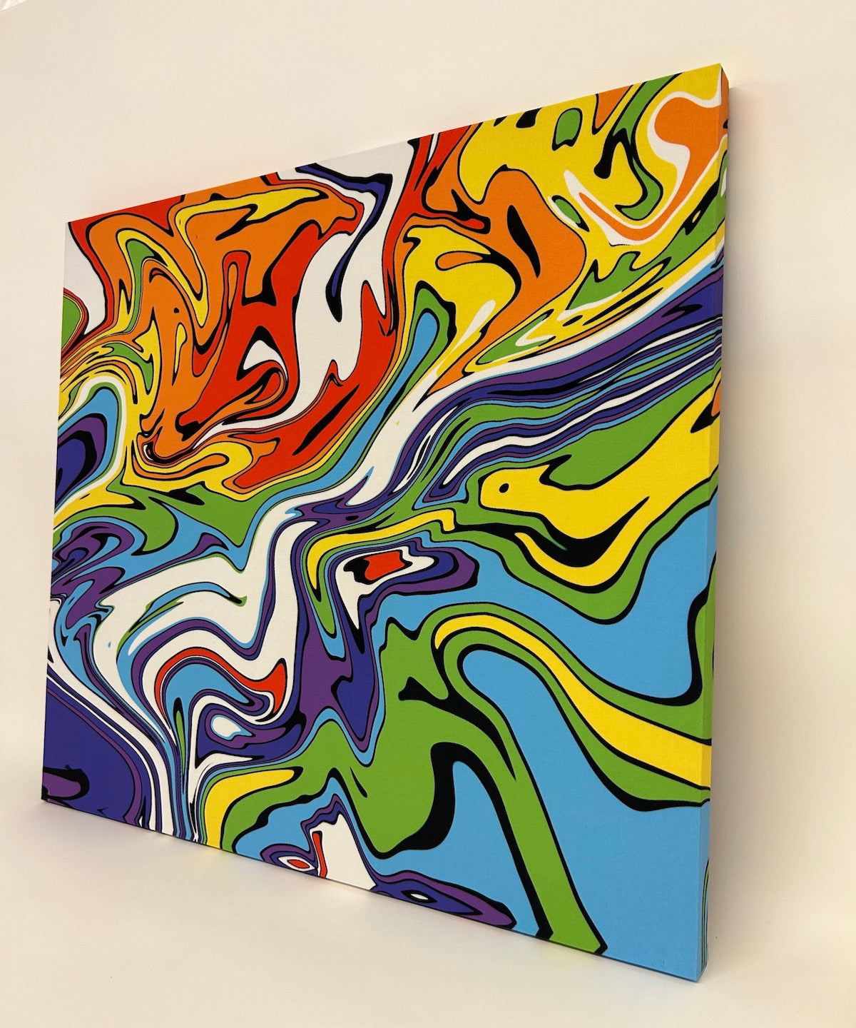 Textile panel (Square 53cm) RAINBOW