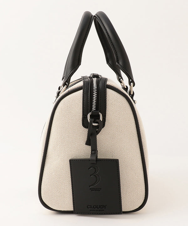 Two Tone Kente × Boston Bag BLACK