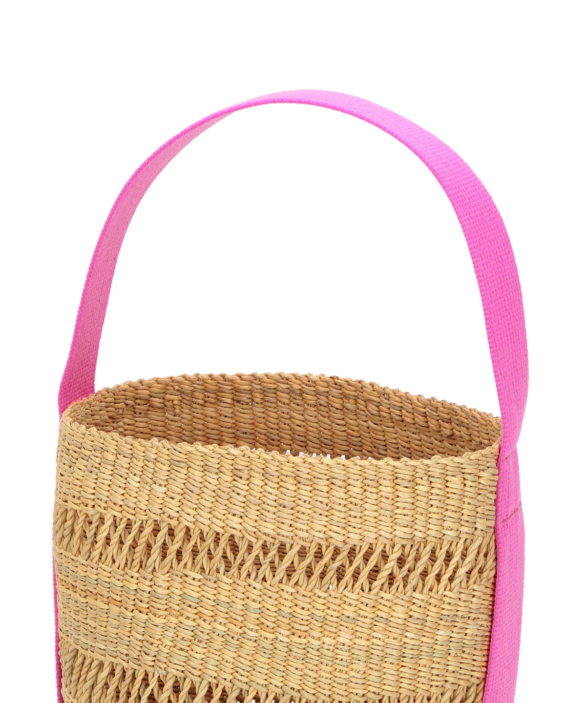 Mesh Tube Basket PINK