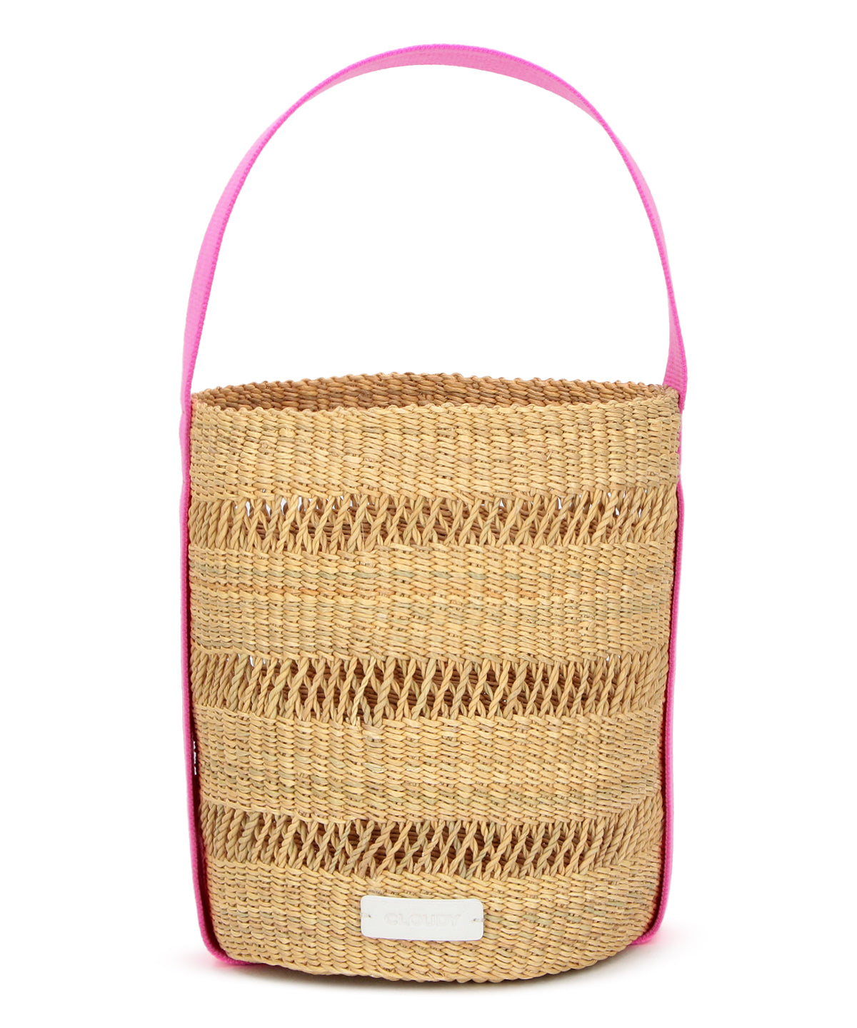 Mesh Tube Basket PINK