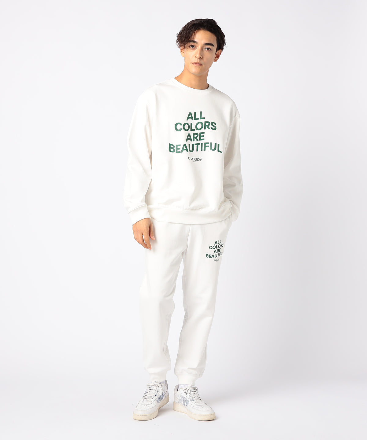 スウェットシャツ ALL COLORS ARE BEAUTIFUL ホワイト
