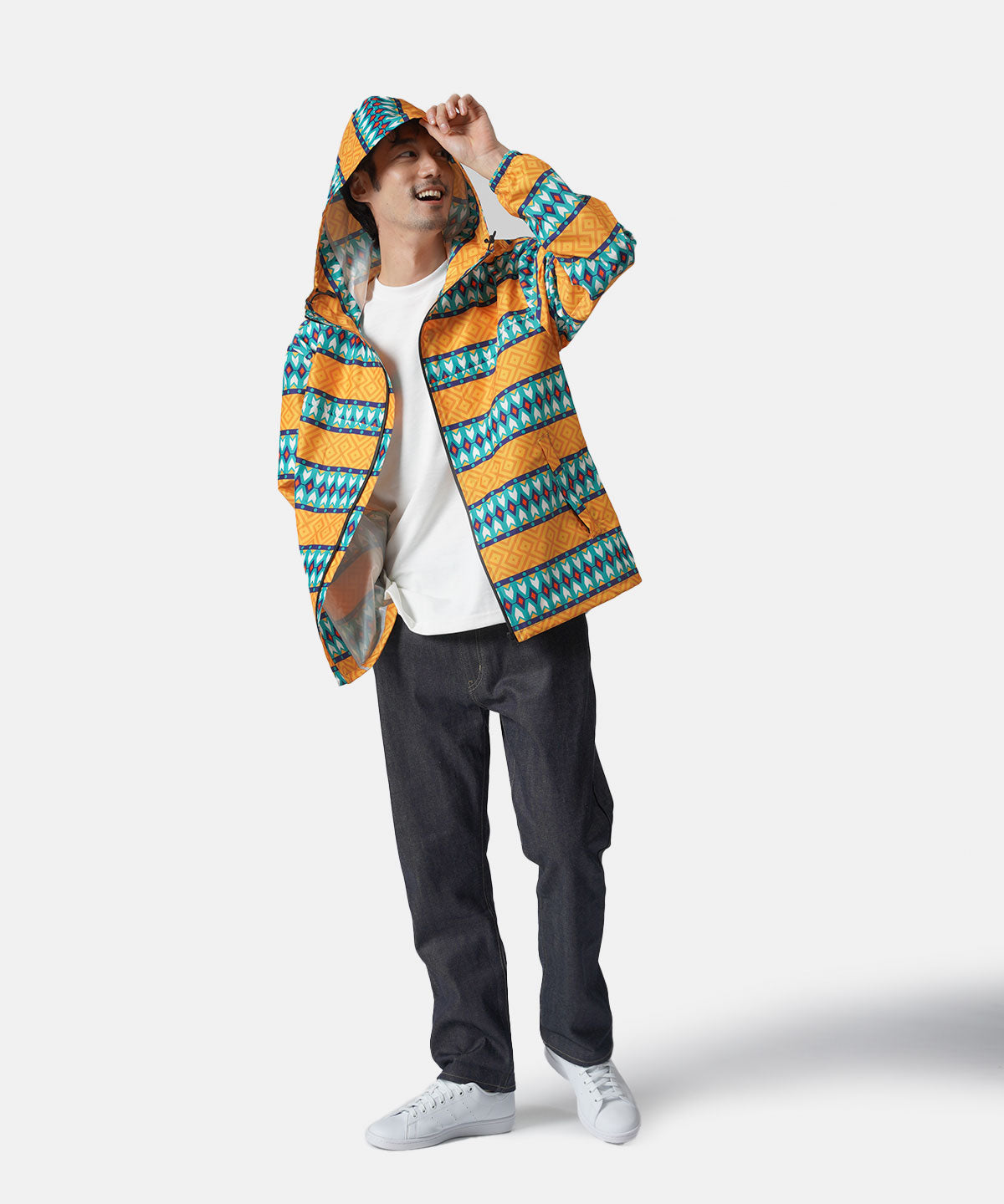 Recycled Mountain parka ORANGE