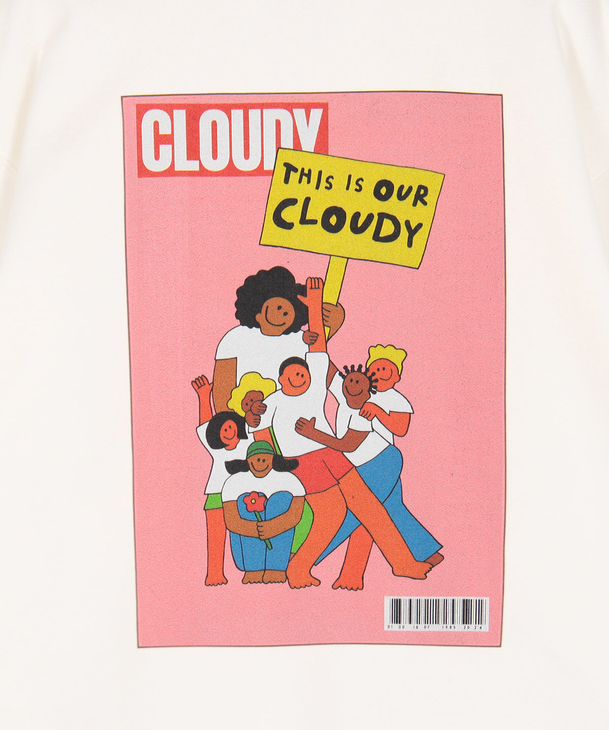 スウェットシャツ THIS IS OUR CLOUDY ホワイト